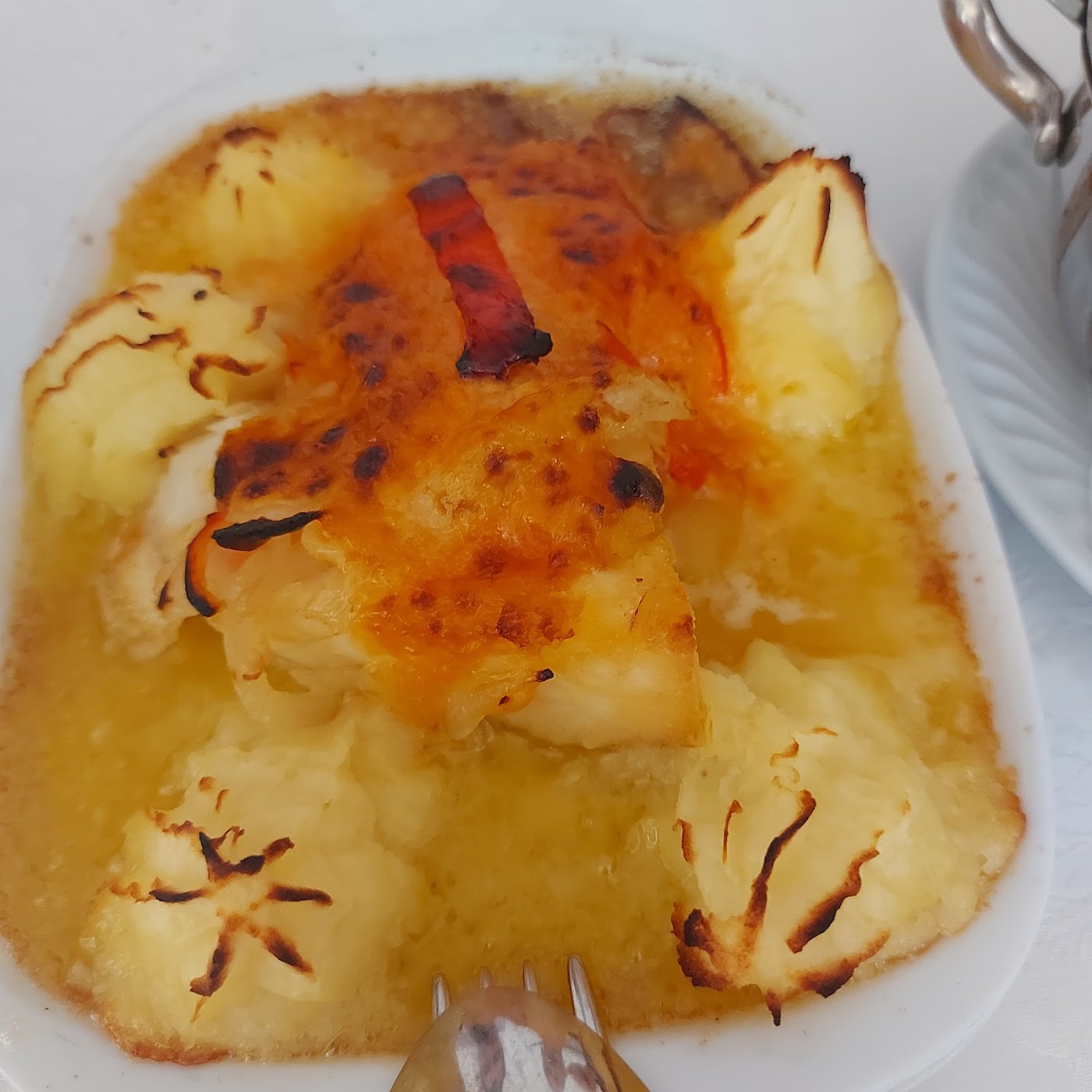 Bacalhau à Brasão gratinado